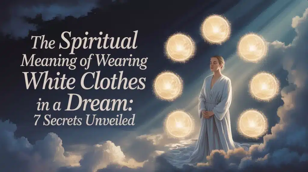 spiritual meaning of wearing white clothes in a dream
