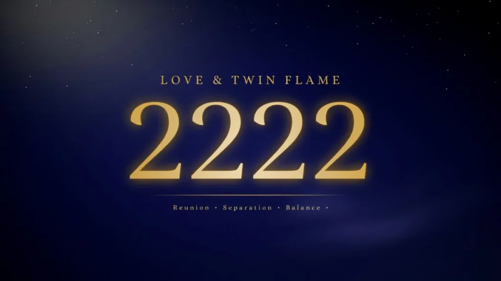2222 angel number love and twin flame meaning