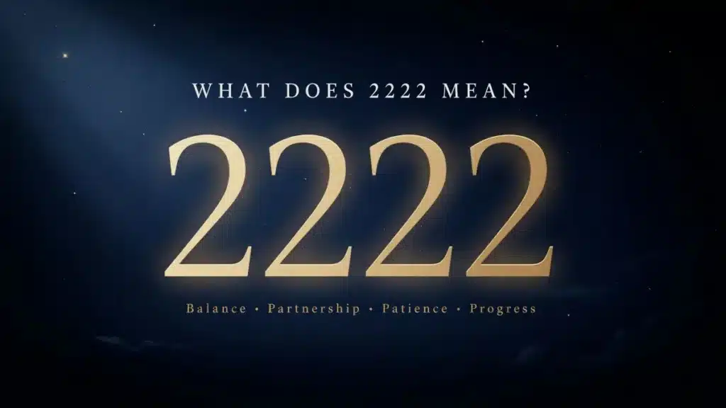 2222 numerology meaning and symbolism