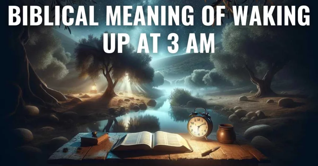 Biblical Meaning of Waking Up at 3 AM