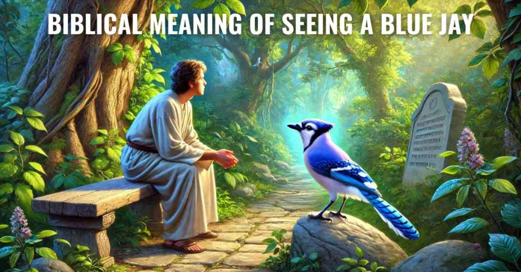 biblical meaning of seeing a blue jay