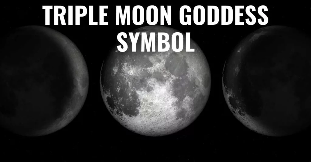 Triple Moon Goddess Symbol