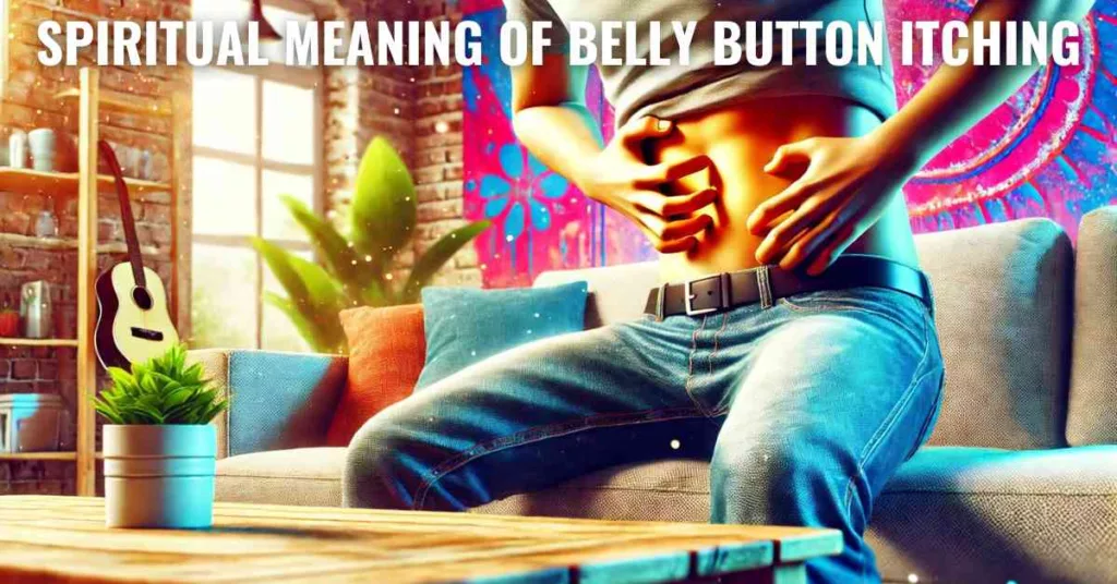 spiritual meaning of belly button itching